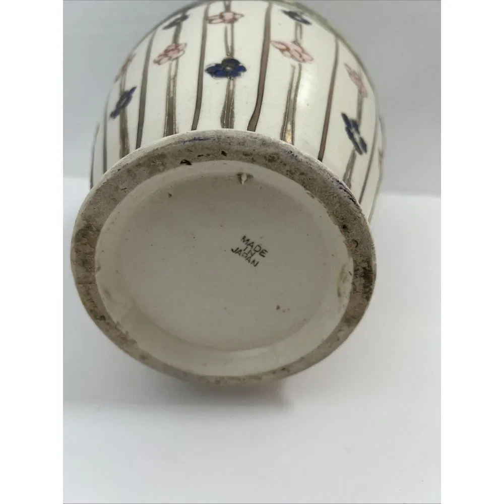 Vintage Hand Painted Urn Vase made in japan‎ 13